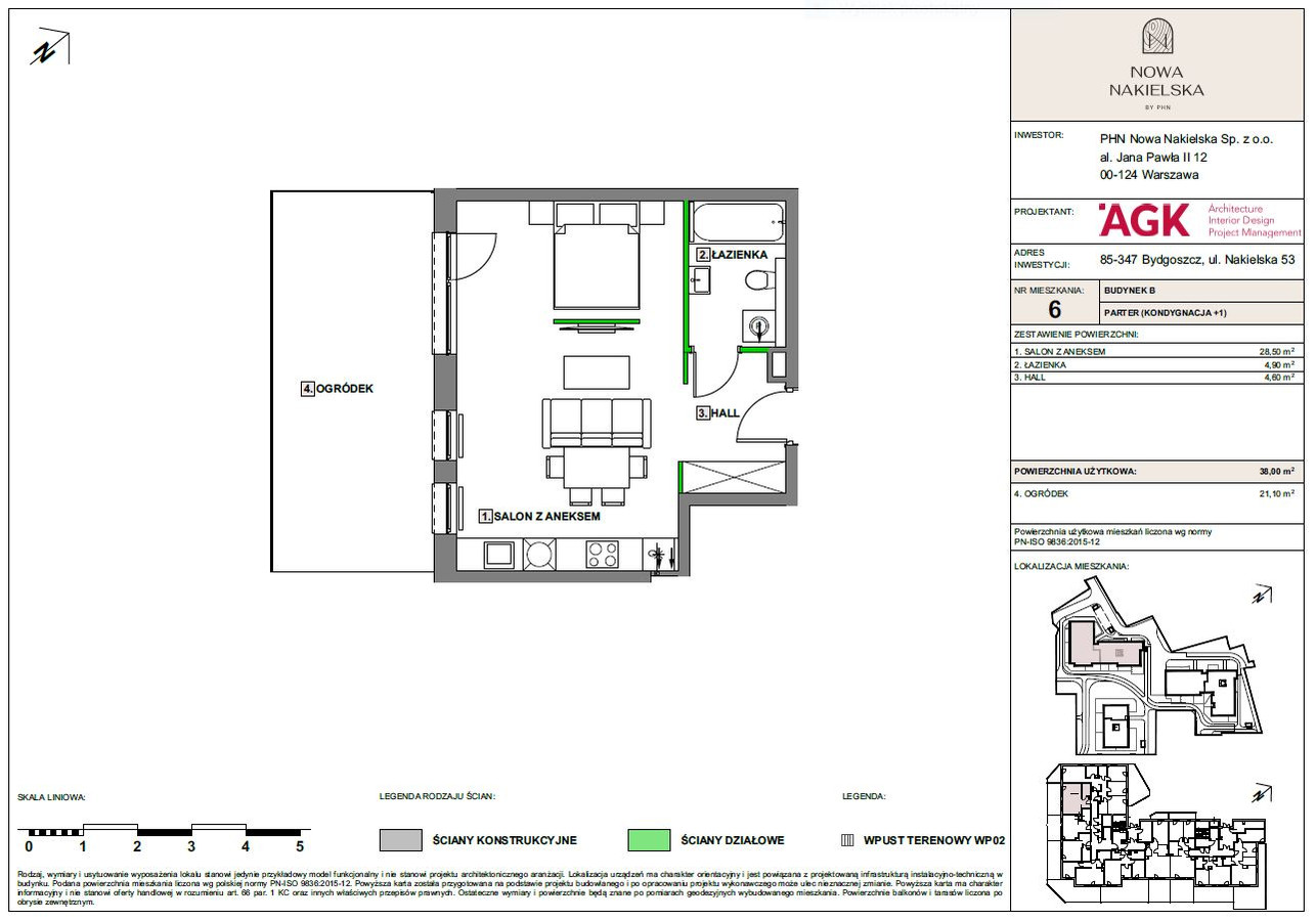 Apartment in Bydgoszcz, Wilczak, Wilczak, Jary - Widok 2