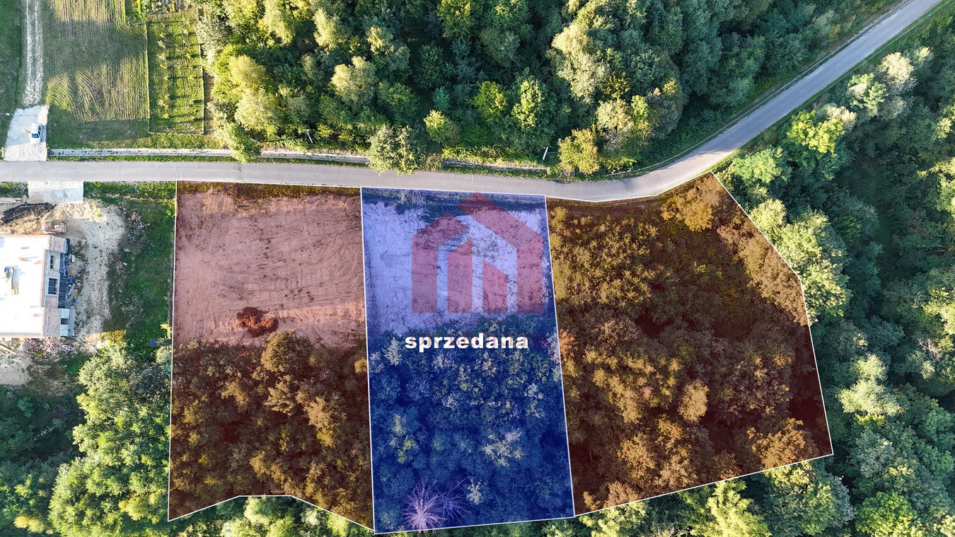 Górzyste działki idealne pod domek rekreacyjny,las - Więcej