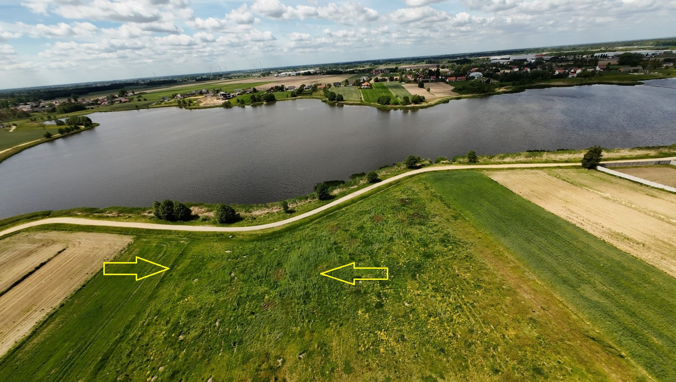 Działka budowlana w pierwszej linii brzegowej od Zalewu na Powie - Widok 2