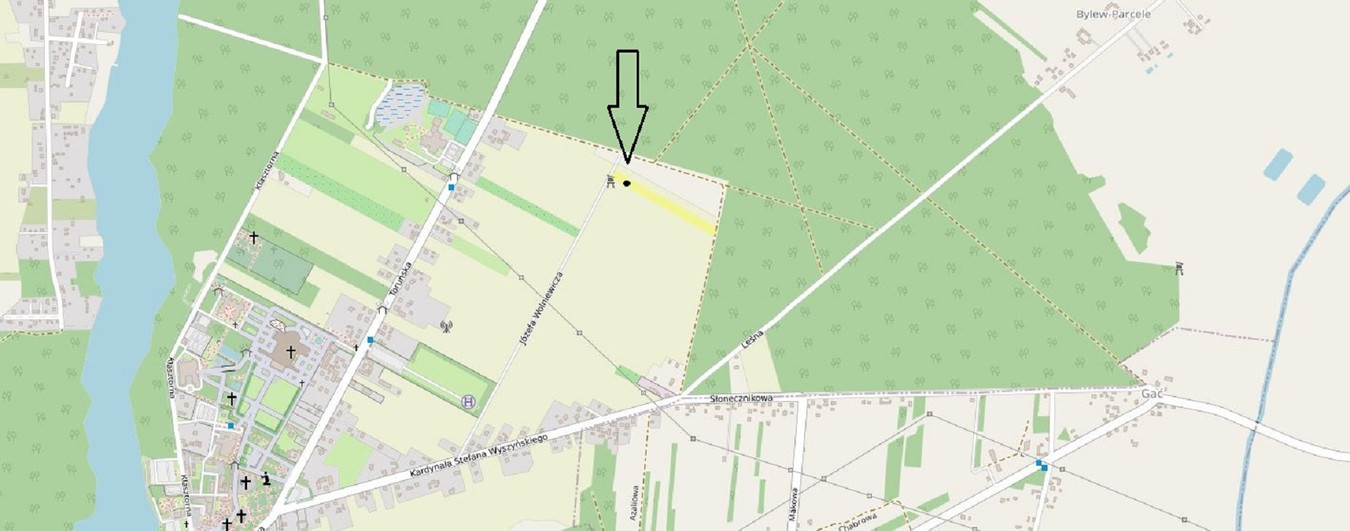 Działka budowlana o pow. 1 ha pod lasem, blisko jeziora-Licheń Stary - Widok 3