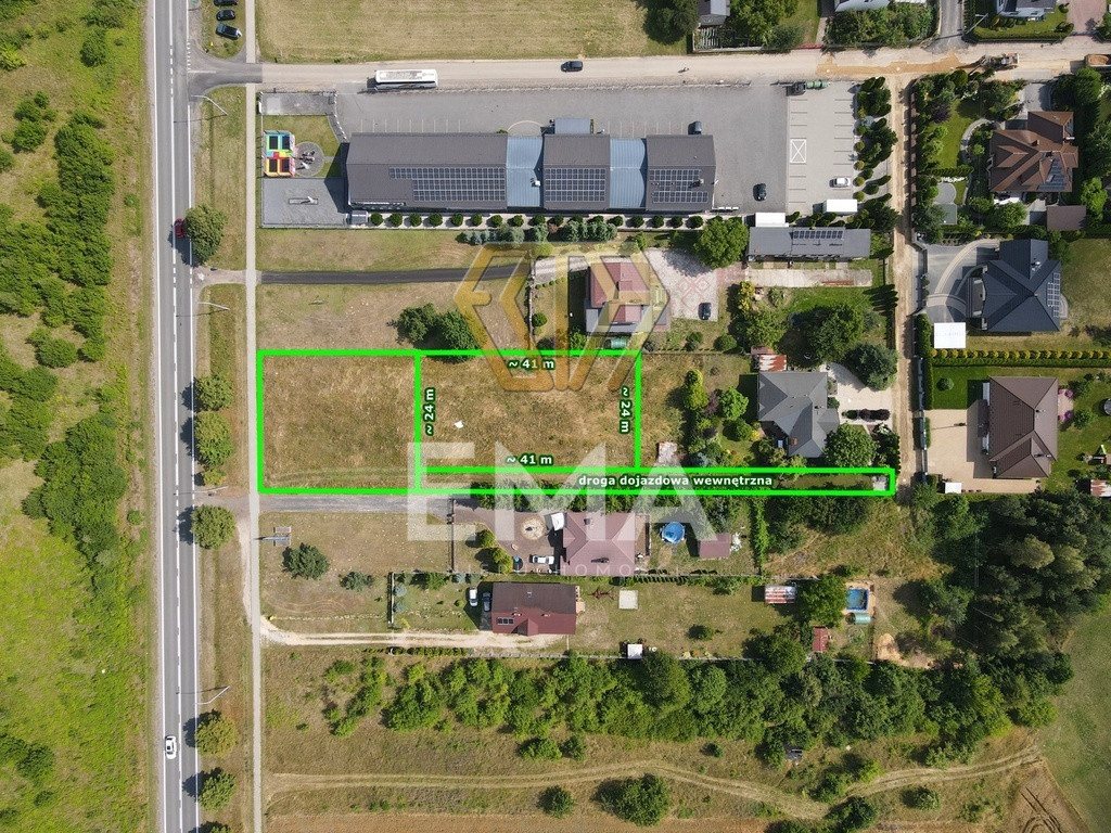 Szeroka działka 41 m | 1000 m² | Rędziny - Widok 3