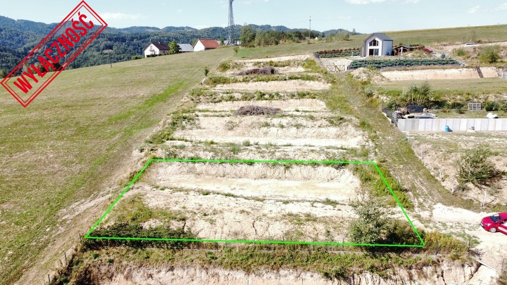 Działka budowlana w Beskidzie Sądeckim, widok na Dunajec - Widok 4