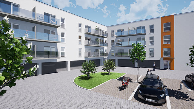 Mieszkanie- dwupak, 2 pokojowe + kawalerka, 59 m², cena promocyjna - Widok 2
