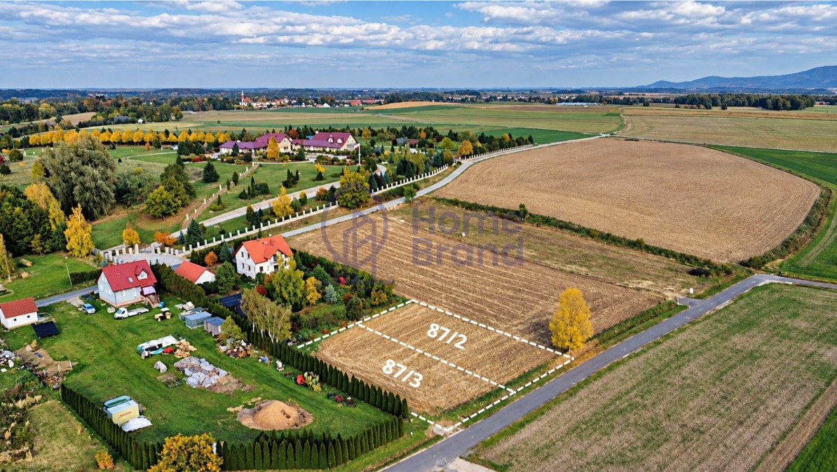 Działka budowlana 895 m2 Panków