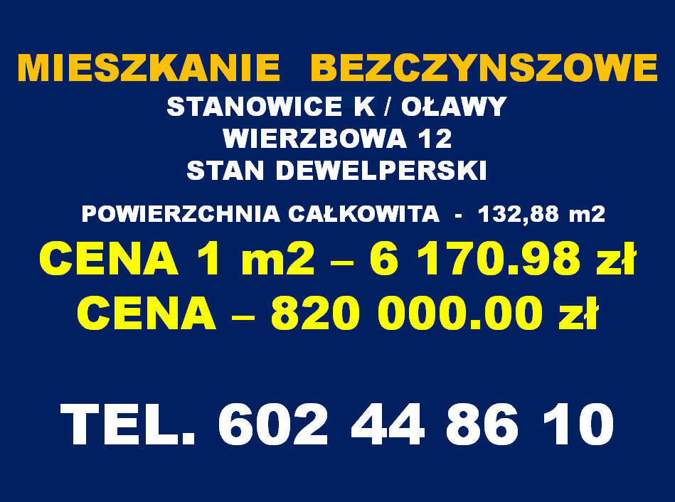 Mieszkanie – Oława - Widok 5