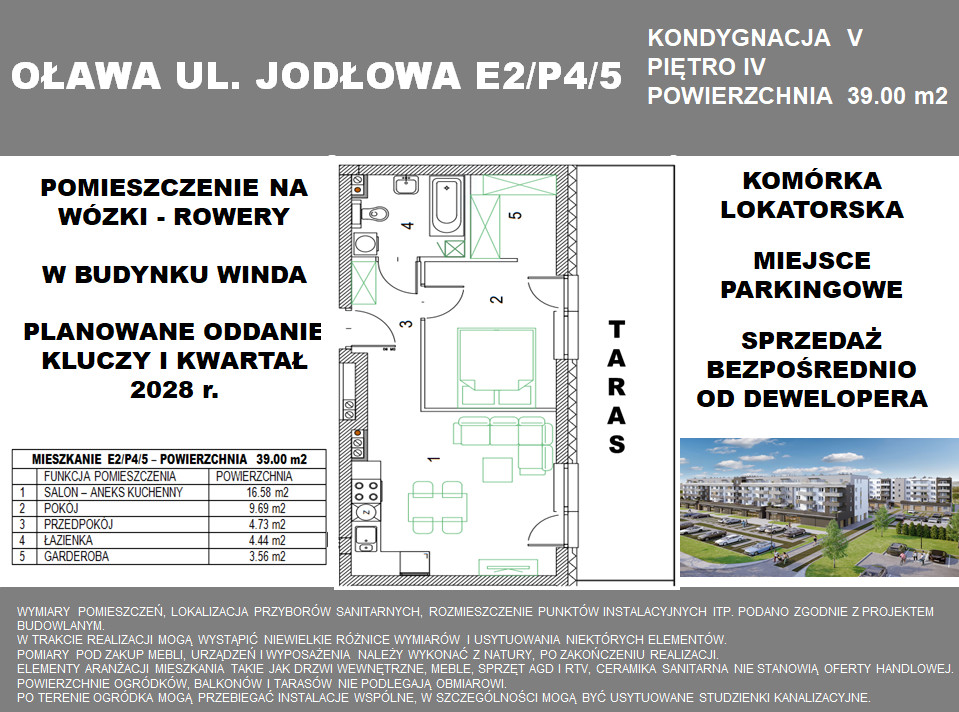 Mieszkanie – Oława - Więcej