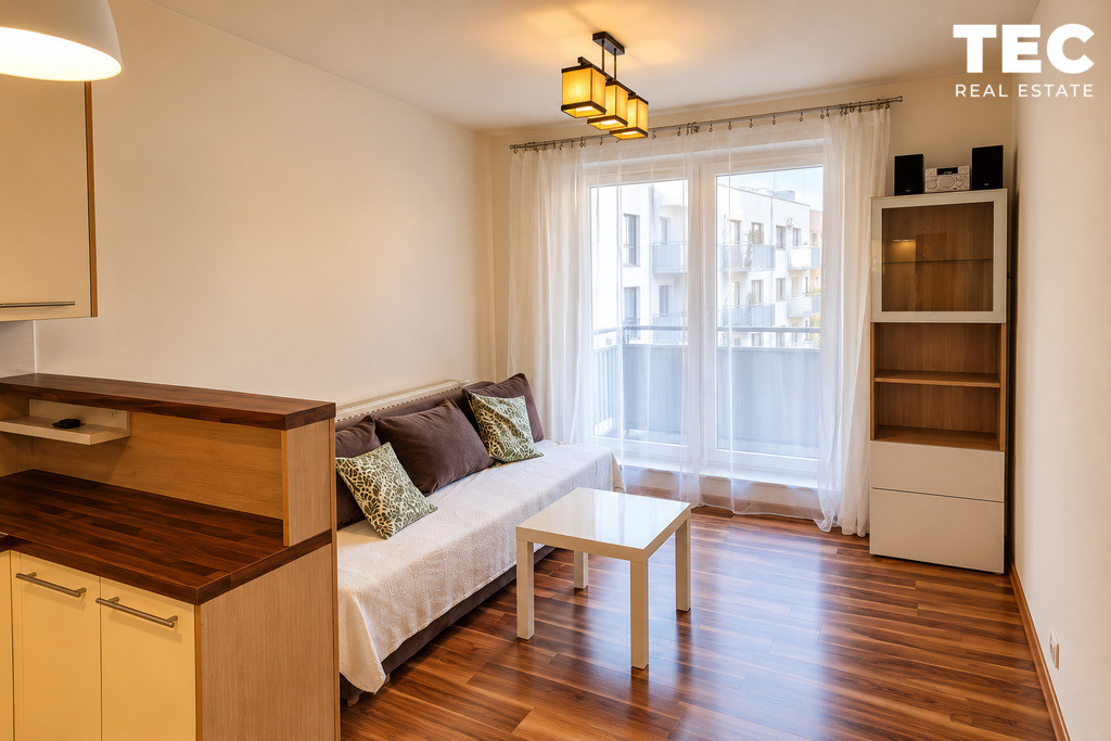 3-pokojowe mieszkanie z balkonem | 48,27 m² | Budynek z 2014 roku