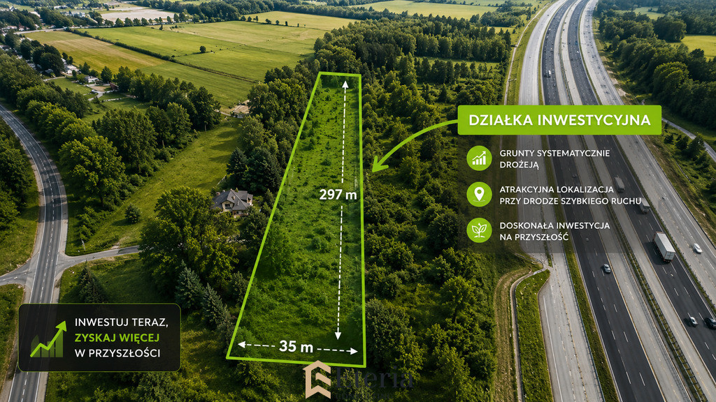 Droga Asfaltowa - A2 - 0,92 ha - Usługowo-Przemysłowy - Widok 3