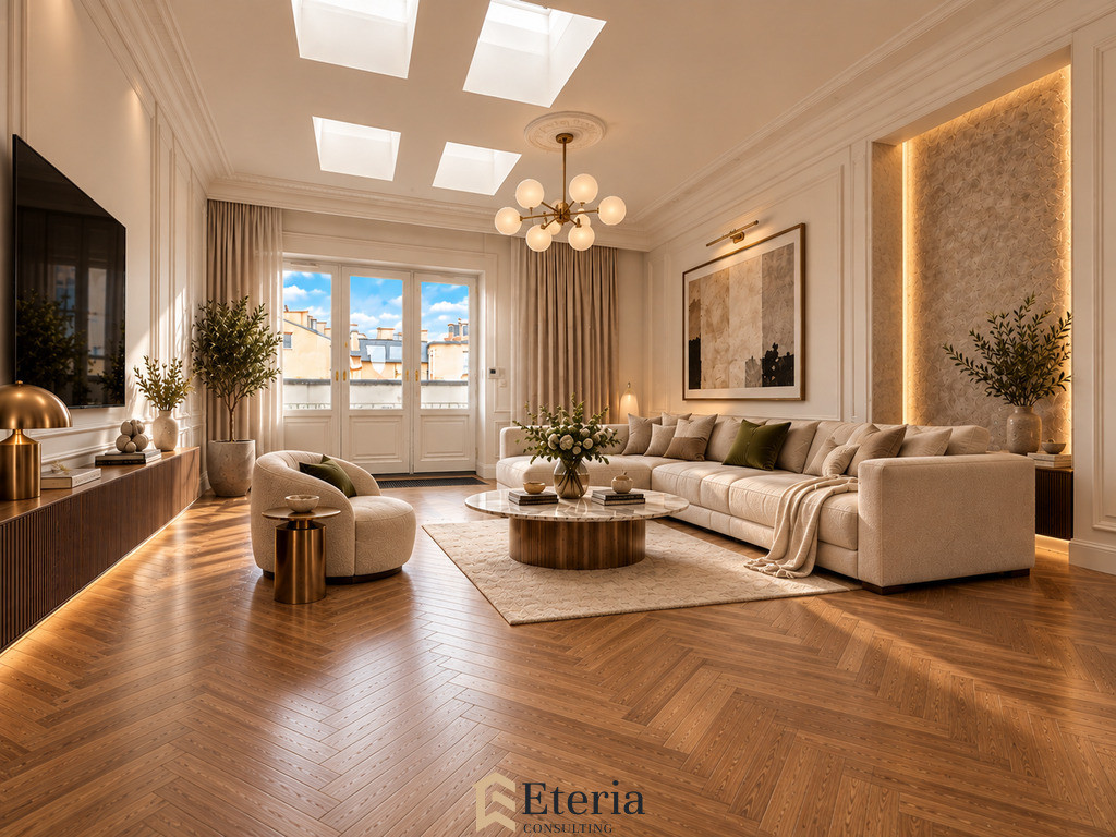 Apartament 101,28 m² | Pałac Zylbera | Cicha 4