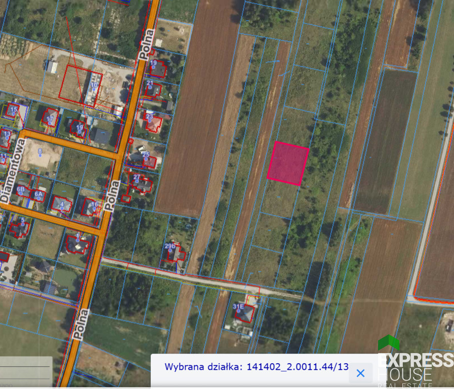 1100 m² działki pod zabudowę jednorodzinną - Widok 4