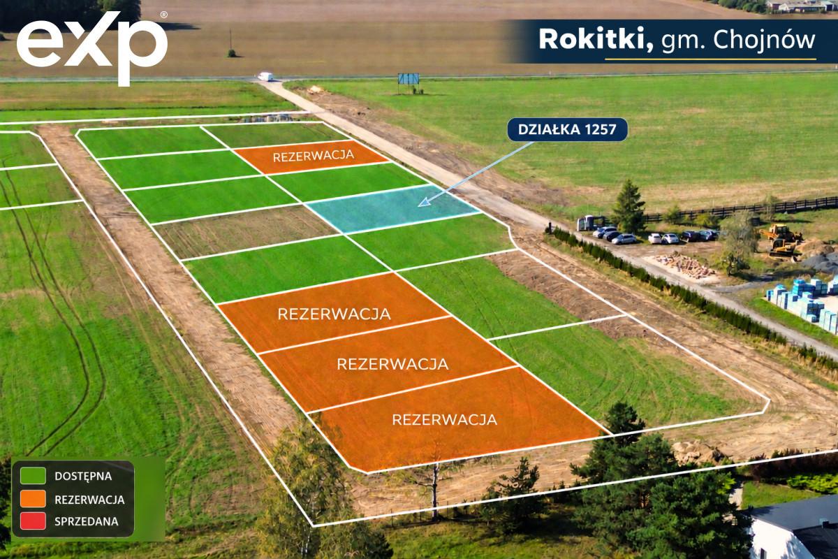 Działka budowlana Osiedle Słoneczne Rokitki - Więcej