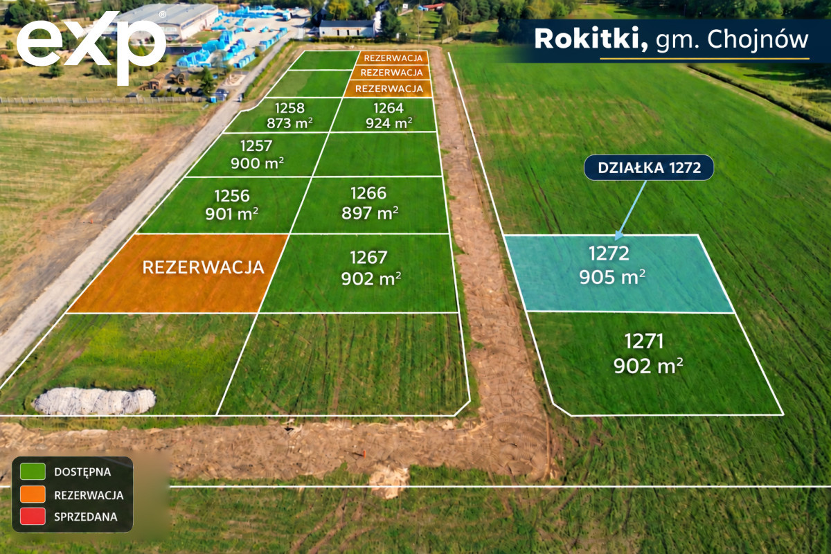 Działka budowlana Osiedle Słoneczne Rokitki - Widok 4