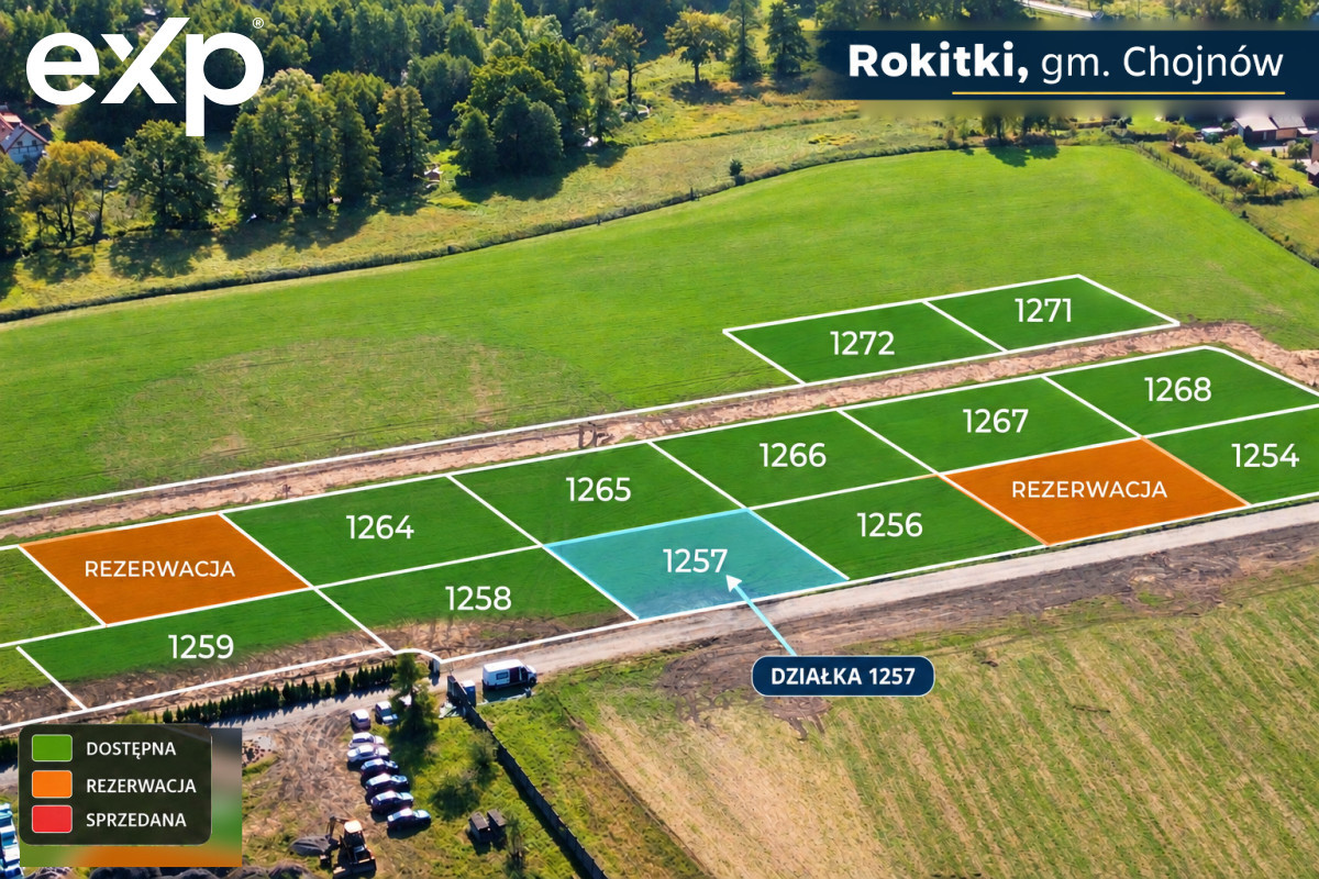 Działka budowlana Osiedle Słoneczne Rokitki - Widok 4