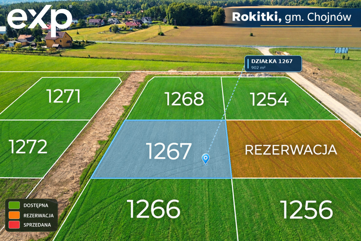 Działka budowlana Osiedle Słoneczne Rokitki - Widok 5