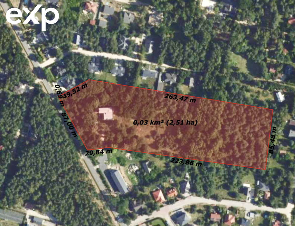 Grunt inwestycyjny 2,52 ha | MPZP | ok. 8800 m² PU - Widok 2