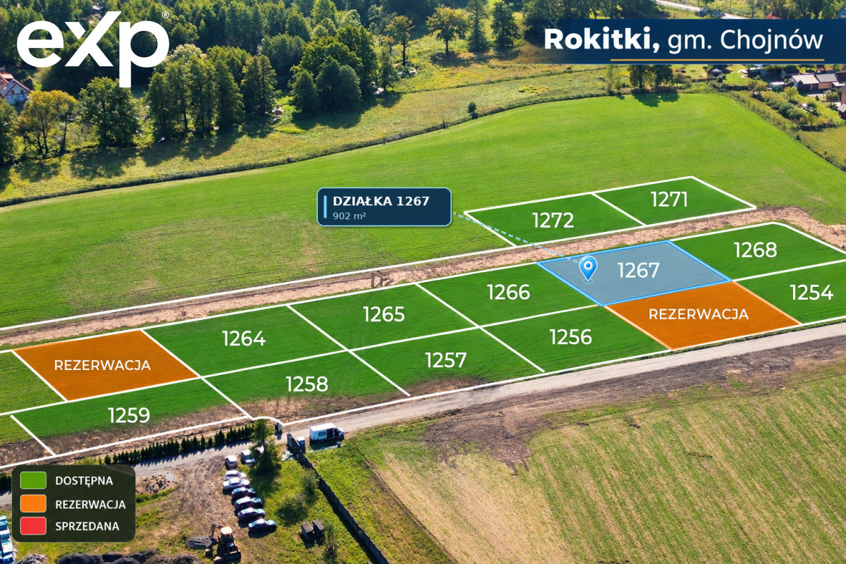 Działka budowlana Osiedle Słoneczne Rokitki - Widok 2