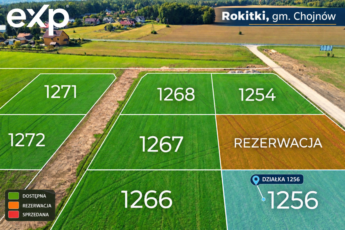 Działka budowlana Osiedle Słoneczne Rokitki - Widok 5