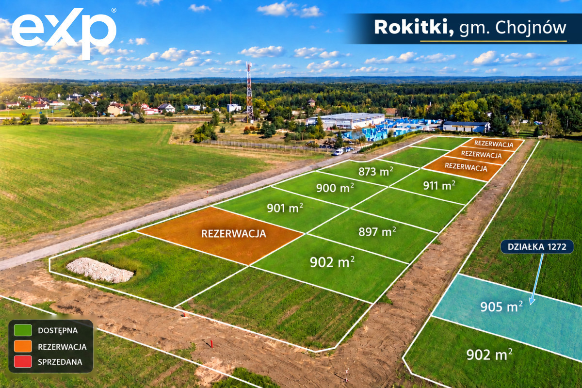 Działka budowlana Osiedle Słoneczne Rokitki - Widok 5