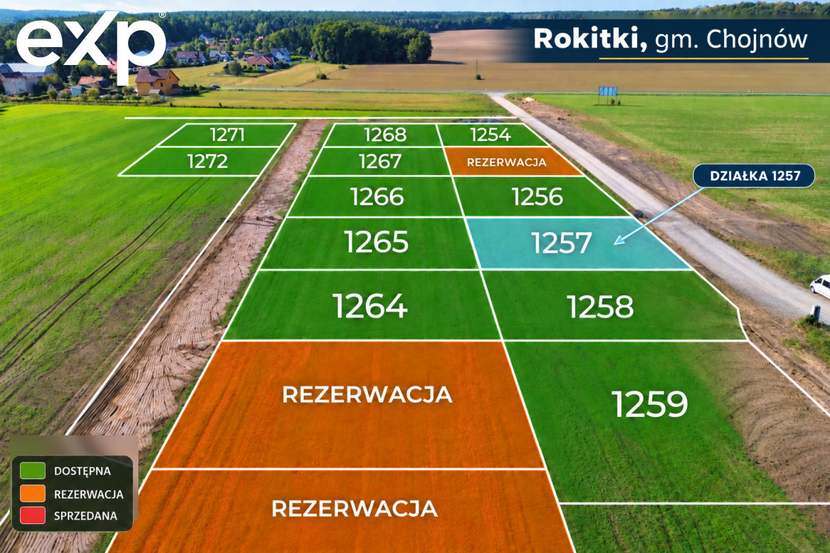 Działka budowlana Osiedle Słoneczne Rokitki - Widok 5
