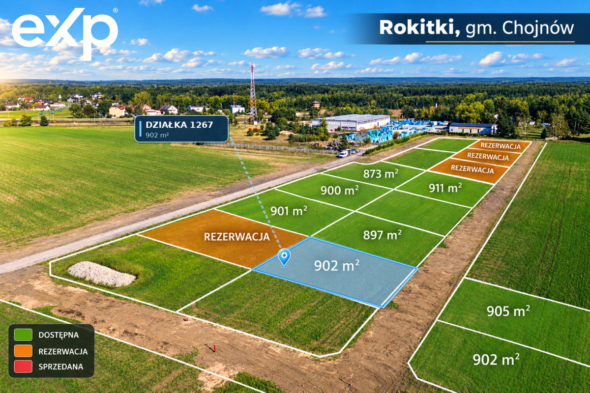 Działka budowlana Osiedle Słoneczne Rokitki
