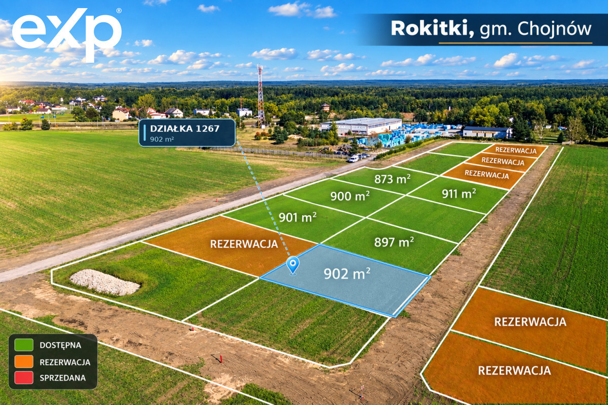 Działka budowlana Osiedle Słoneczne Rokitki