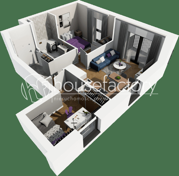 Apartment in Łódź, Stare Polesie, Polesie - Widok 3