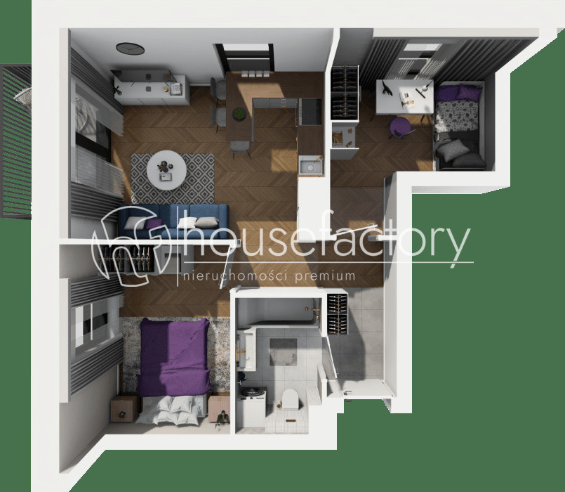 Apartment in Łódź, Stare Polesie, Polesie - Widok 4