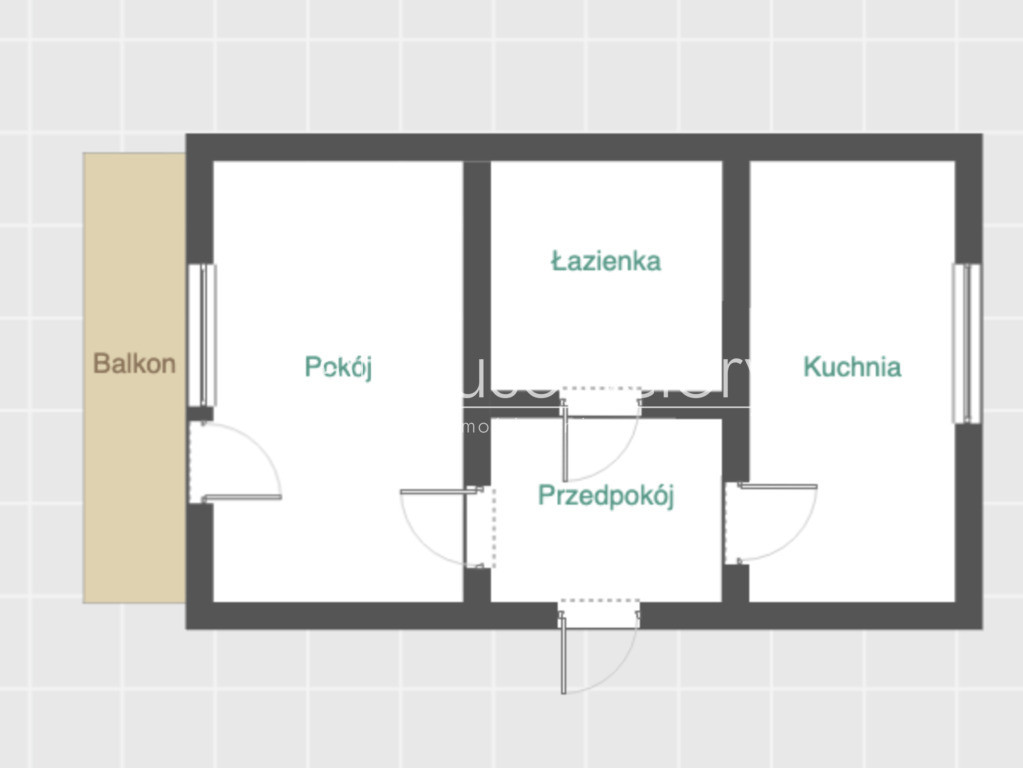 Mieszkanie 34 m² | Łódź Chojny | Balkon | Potencja - Widok 4