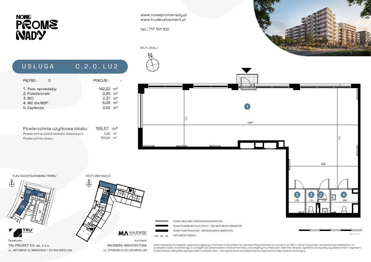 Lokal 155,57 m² w Nowych Promenadach - Widok 4
