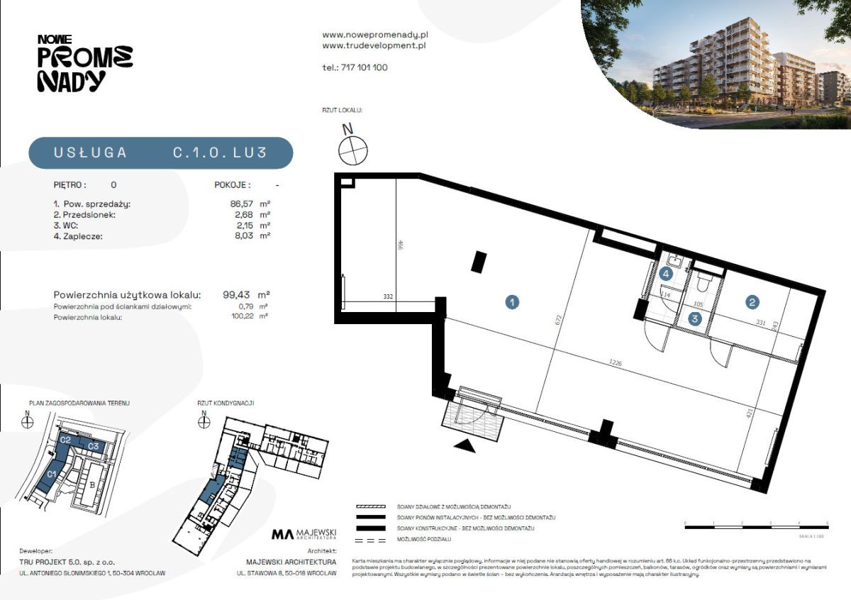 Lokal 99 m² w Nowych Promenadach - Widok 4