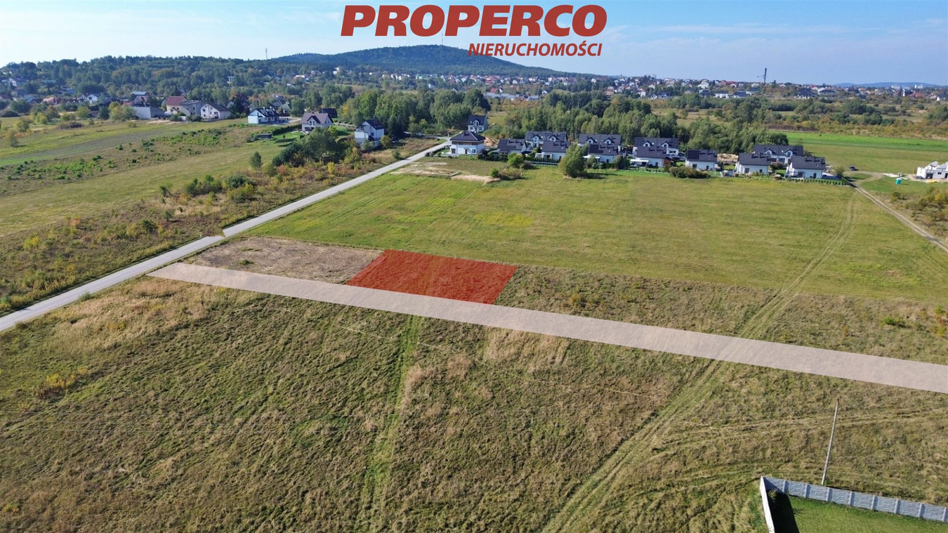 Działka, pow. 1169 m², Mójcza, gm. Daleszyce - Widok 2