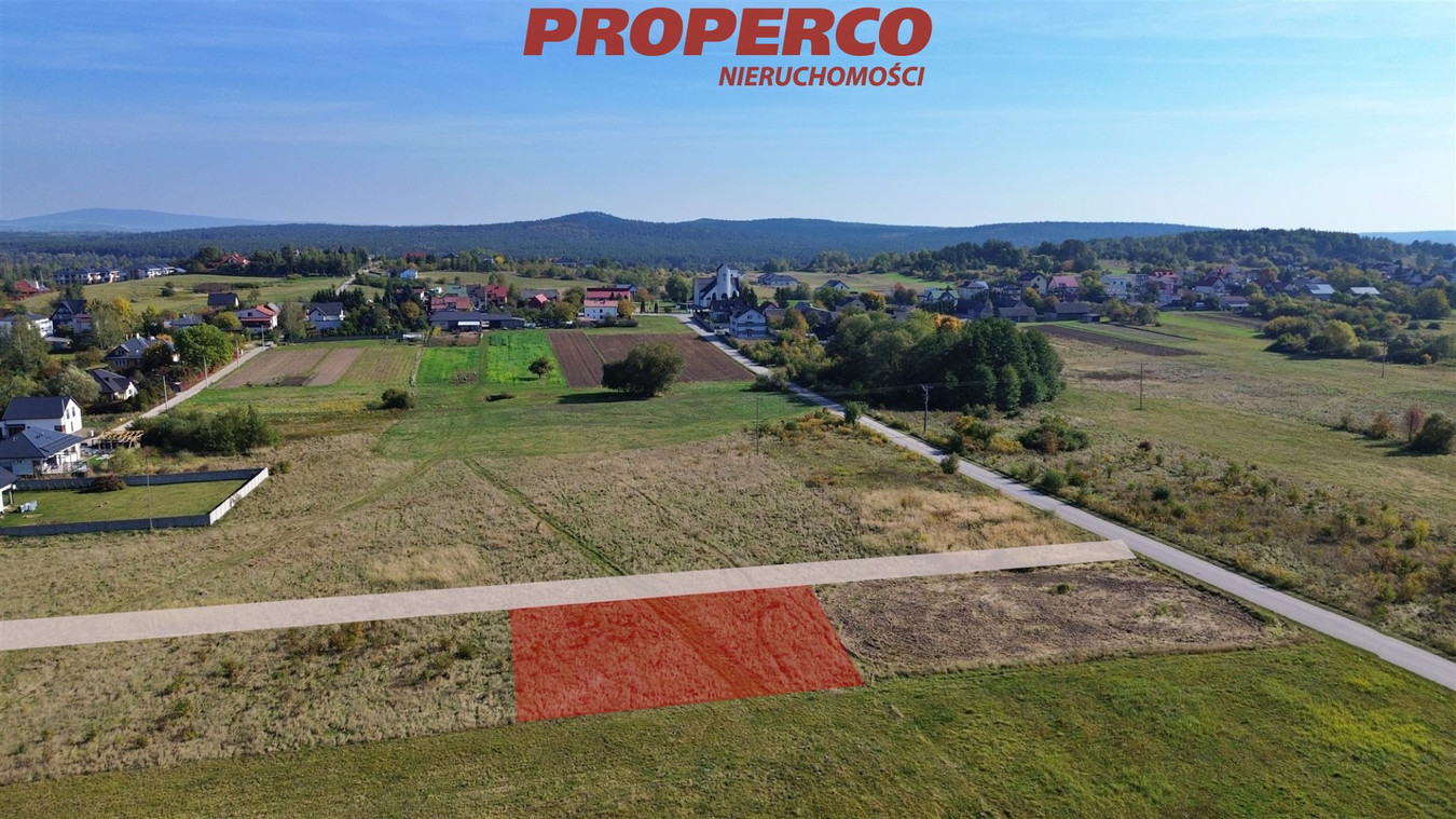 Działka, pow. 1169 m², Mójcza, gm. Daleszyce - Widok 4