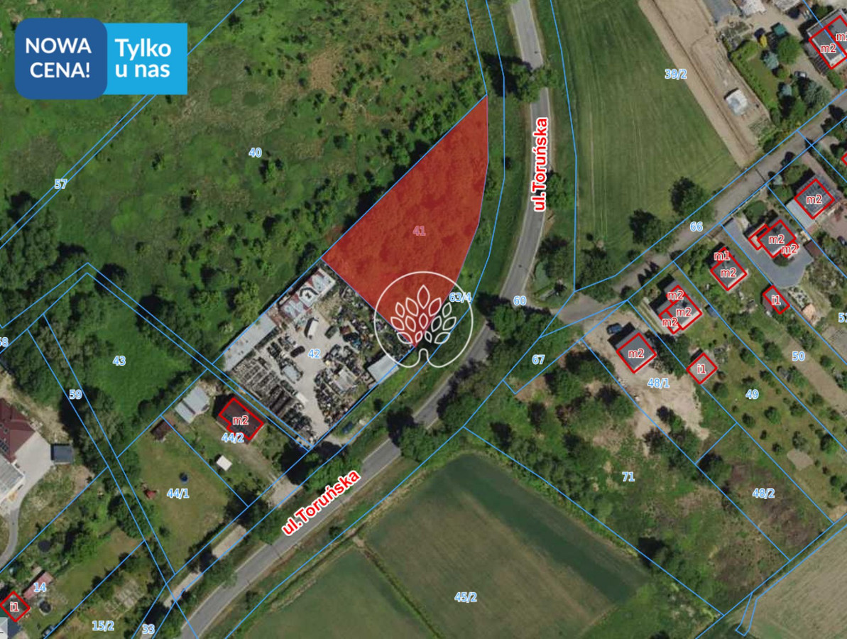 Land, 1954 m²