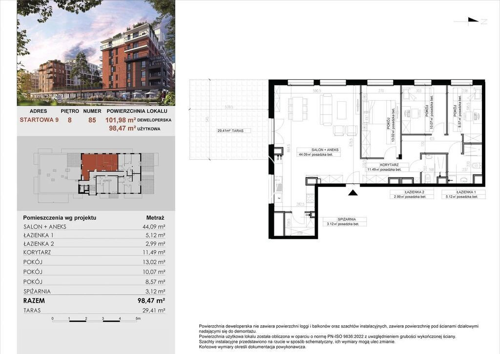 Apartment in Bydgoszcz - View 2