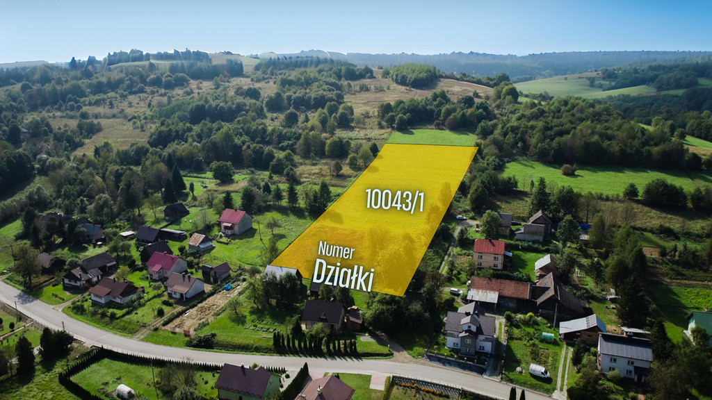 Widokowa działka w Wesołej gmina Nozdrzec - WZ - Widok 2