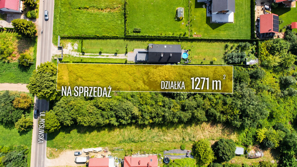 Północ Rzeszowa - działka 12,71a - Myśliwska - Widok 3