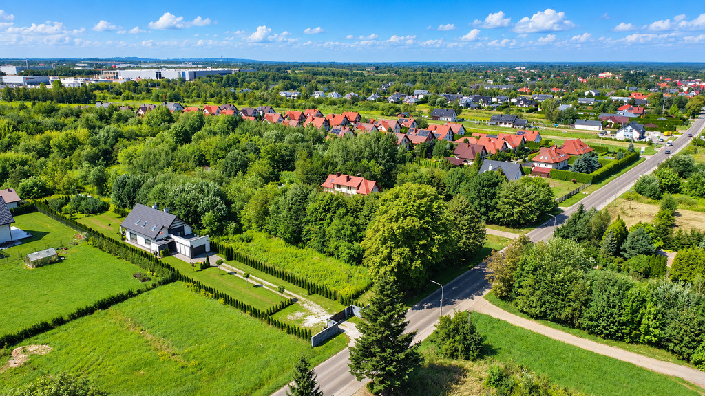 Północ Rzeszowa - działka 12,71a - Myśliwska - Widok 2