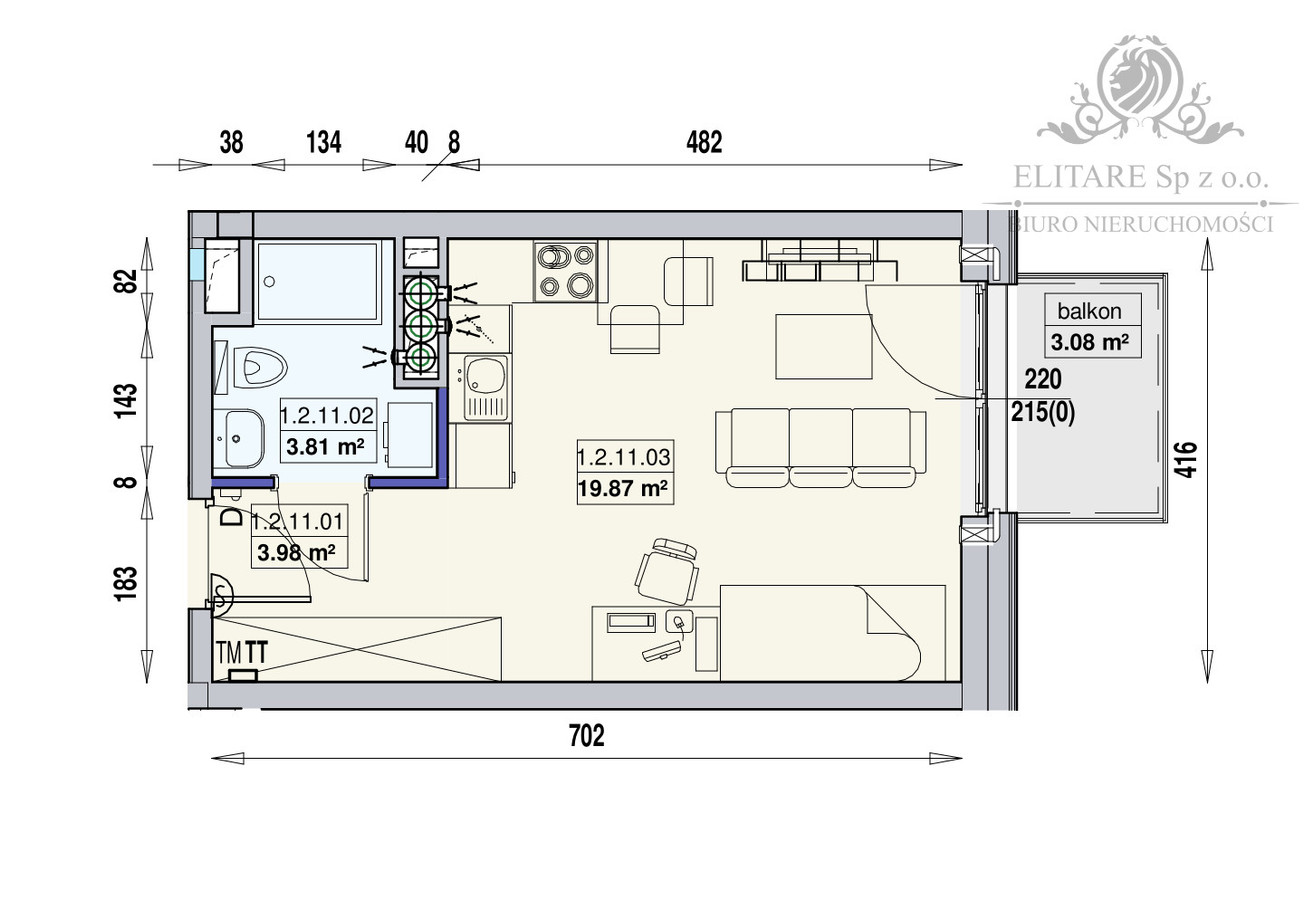 Apartment in Wrocław, Przedmieście Świdnickie, Stare Miasto - Widok 4