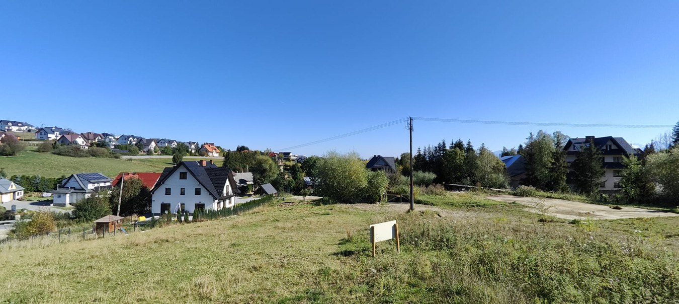 Kształtna działka budowlana w Nowym Targu - Widok 2
