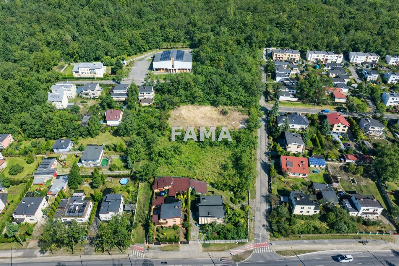 1038 m², Zawiśle, ul. Jałowcowa, 30,5 x 34 m - Widok 2