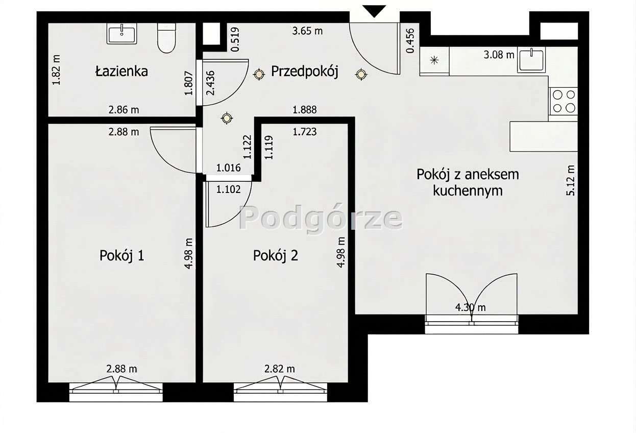 Mieszkanie – Kraków, Mistrzejowice - Widok 4