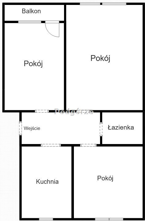 Mieszkanie – Kraków, Podgórze - Widok 5