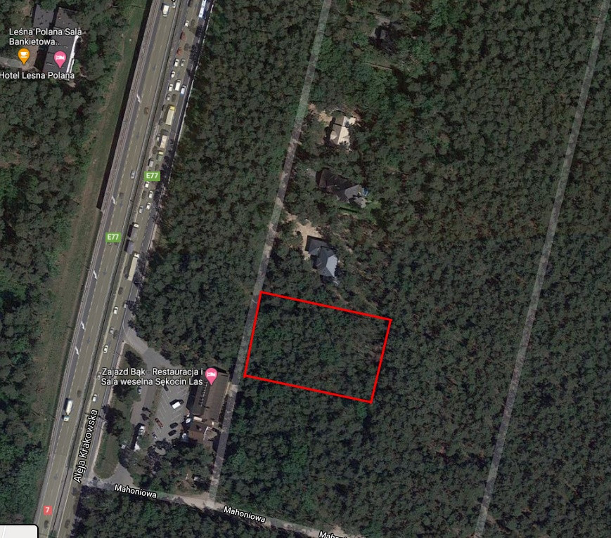 Działka budowlana na sprzedaż w Magdalence - Widok 2