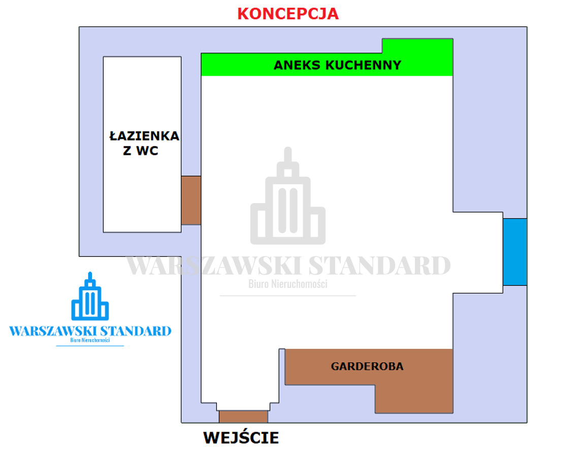 Mieszkanie – Warszawa, Wierzbno, Mokotów - Widok 3