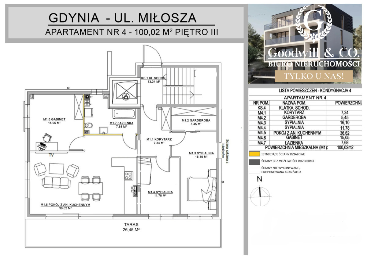 Mieszkanie – Gdynia, Redłowo - Widok 2