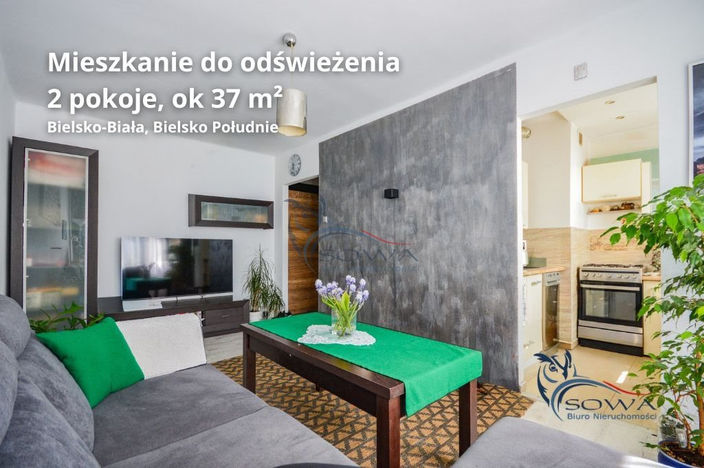 2-pokojowe mieszkanie na 1. piętrze
