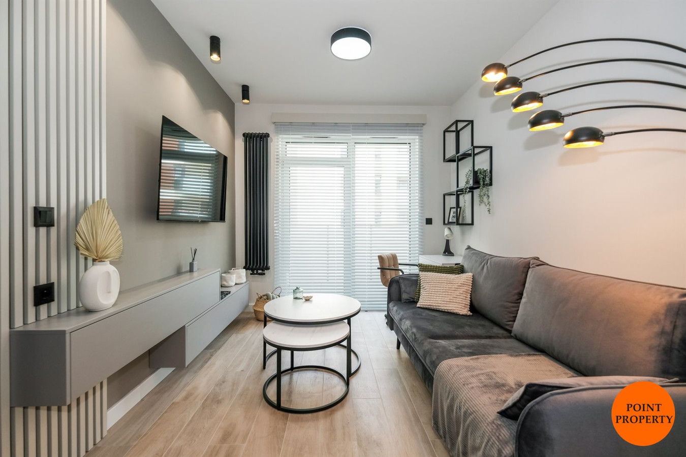 Salon z kuchnią+sypialnia, ok. Narutowicza - Widok 4