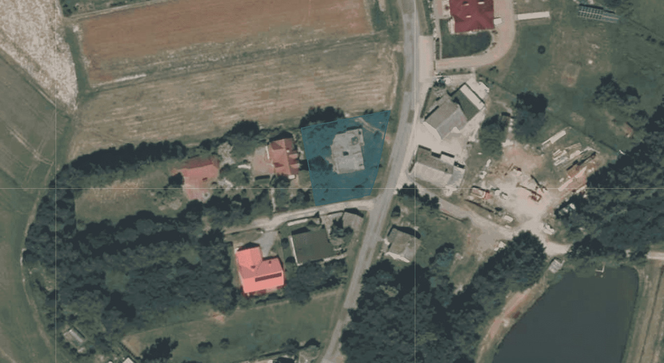 Działka z rozpoczętą budową - Hecznarowice - Widok 5