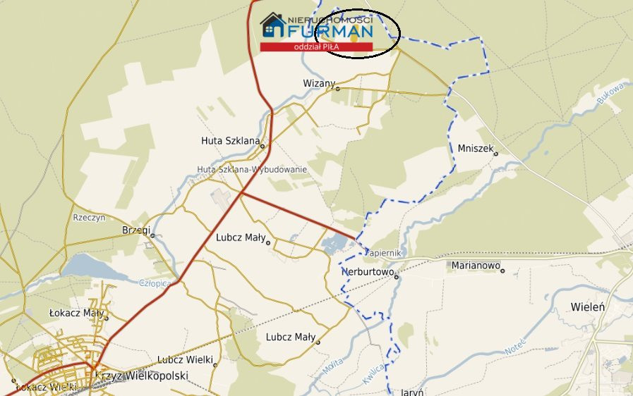 Działka rolna o pow. 1,75HA- Wizany - Widok 2