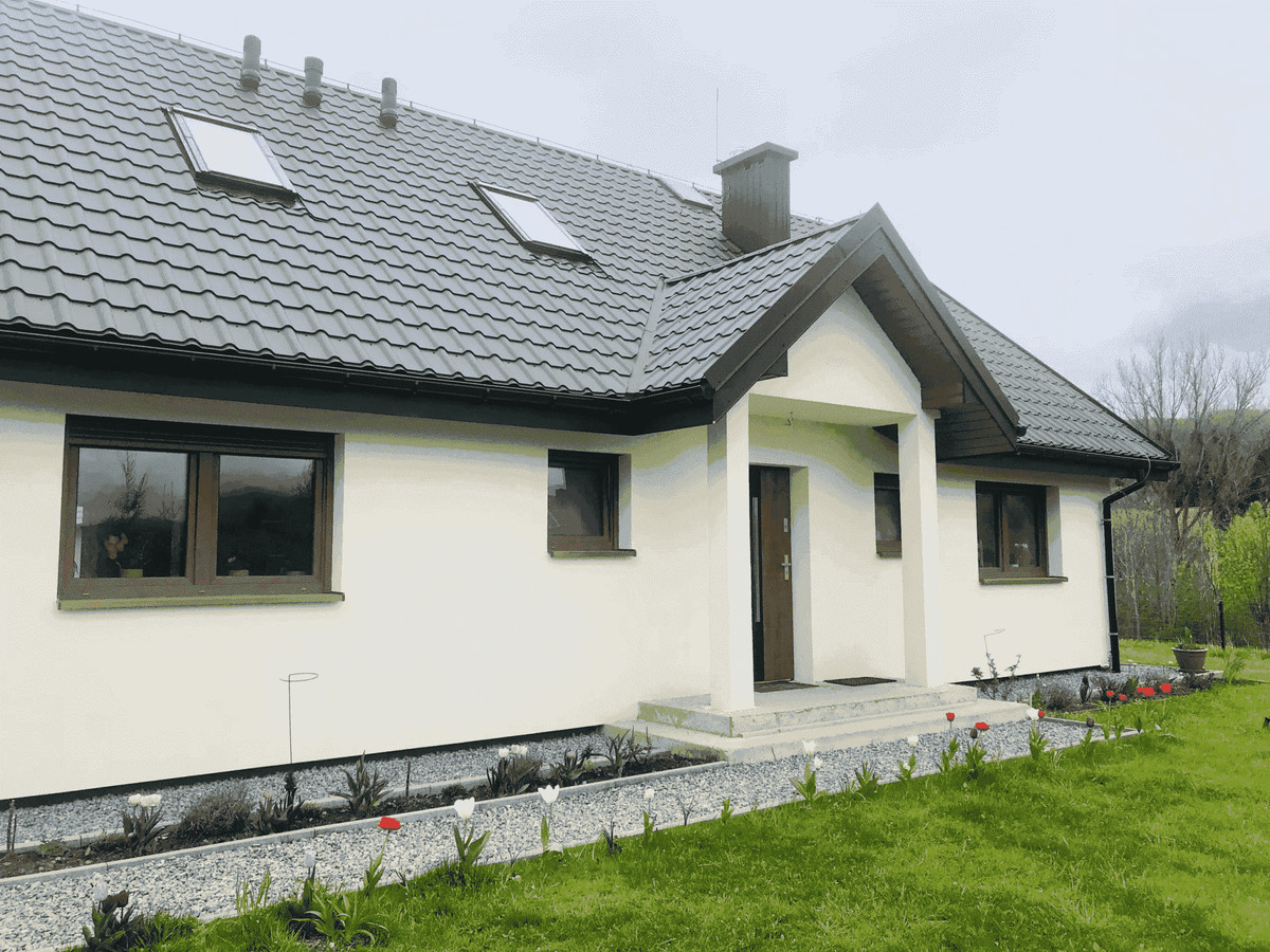 Dom z poddaszem użytkowym Dom Kamilek 140,6m2